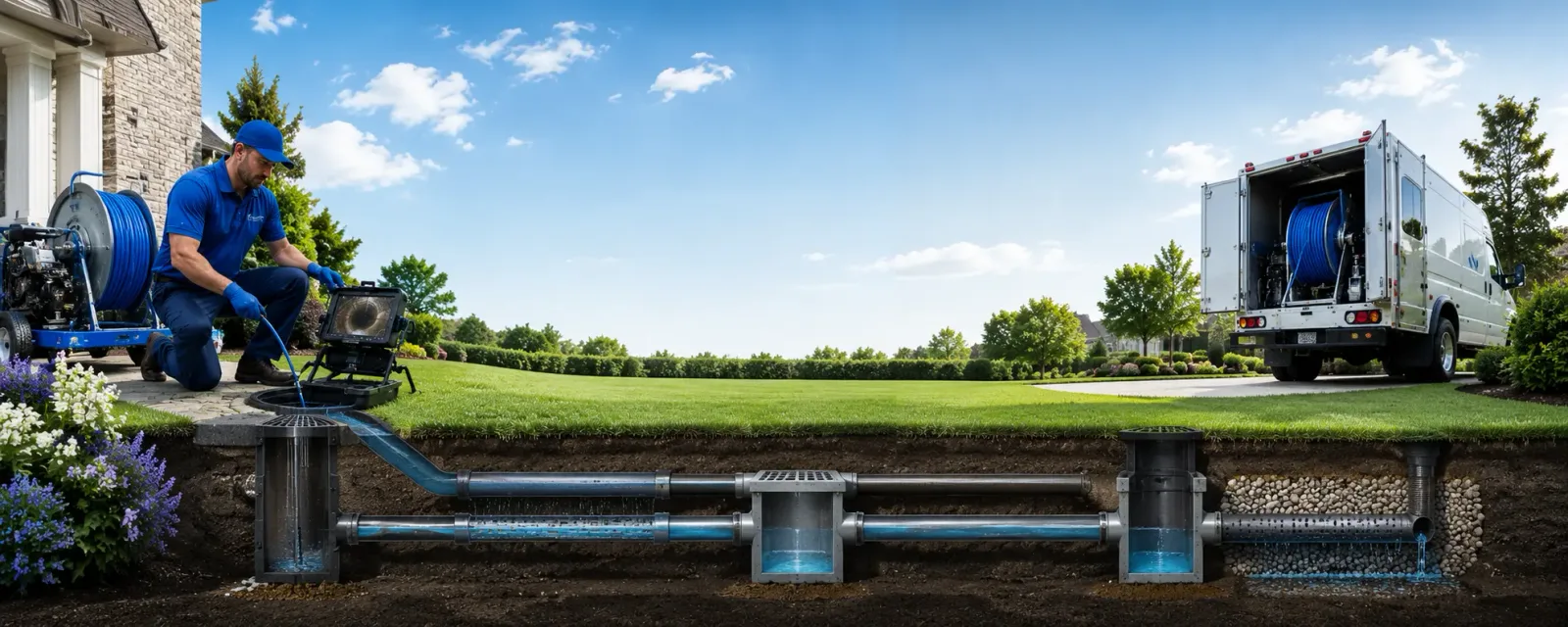 Outdoor drain cleaning information for Delano, PA